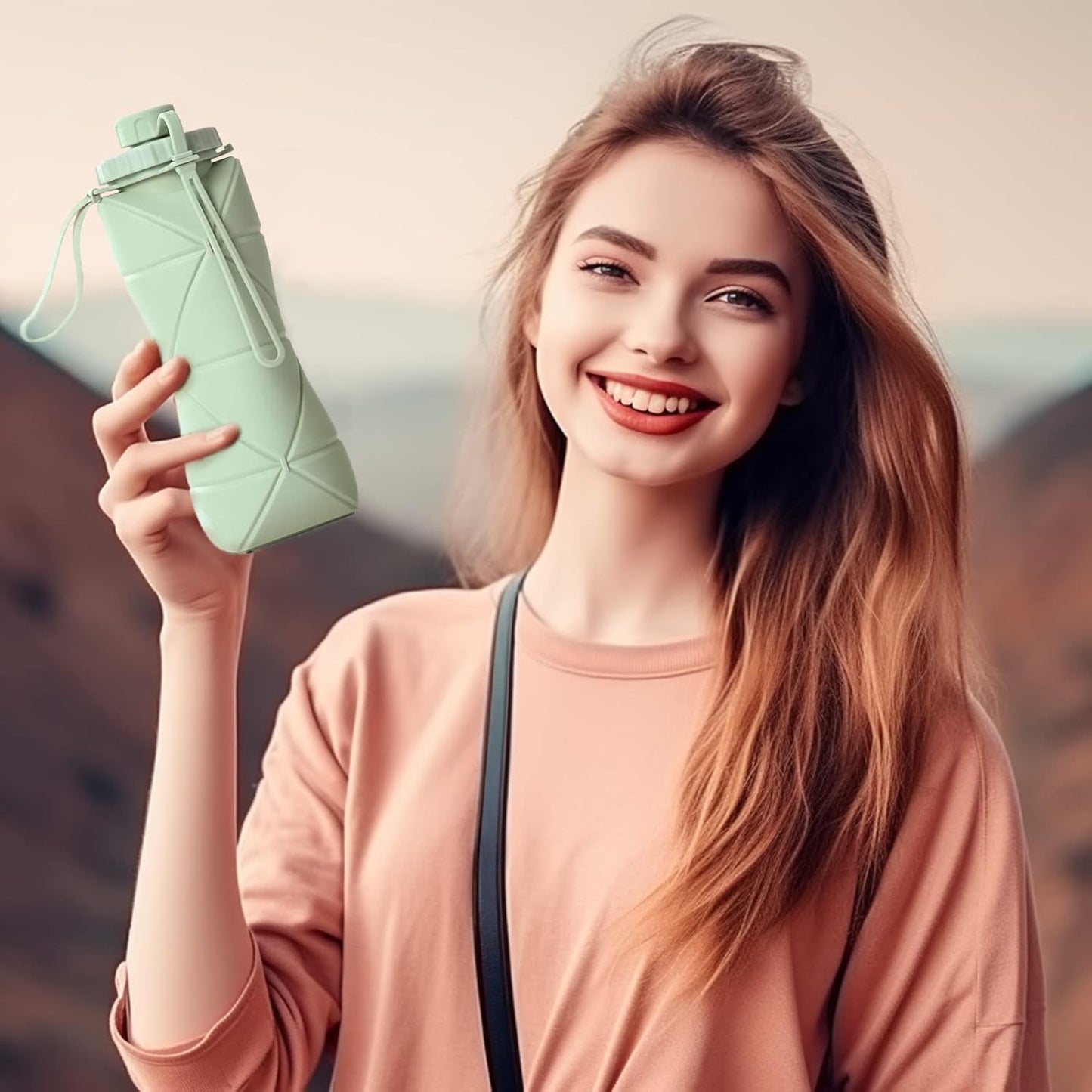 Foldable Silicone Water Bottle-1000ml