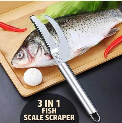 3-in-1 Fish Scaler Scrapper