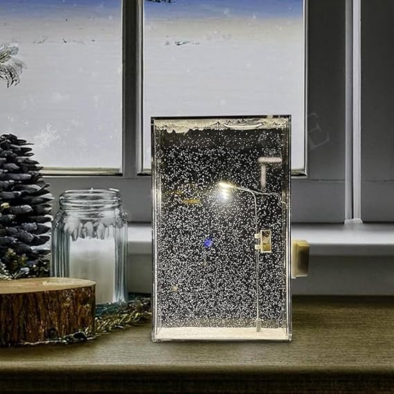 DIY Snowfall Lamp