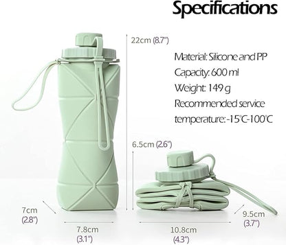 Foldable Silicone Water Bottle-1000ml