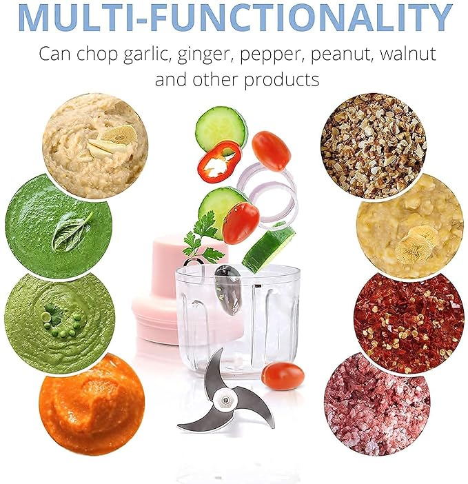 ZYRAA Electric Vegetable Chopper