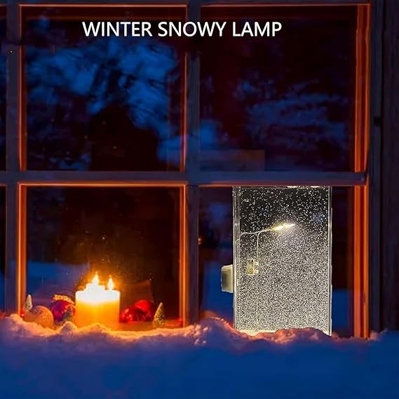 DIY Snowfall Lamp