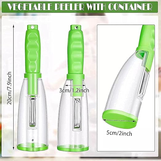 Smart Multifunctional Vegetable &amp; Fruit Peeler with Container.