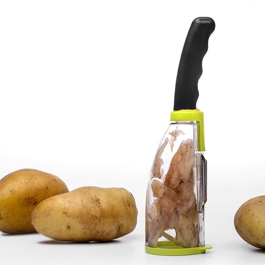 Smart Multifunctional Vegetable &amp; Fruit Peeler with Container.